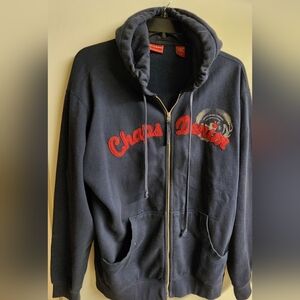 Chaps Hoodie Blue Size Large